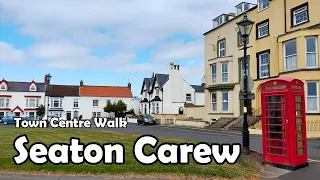 Seaton Carew, County Durham【4K】| Town Centre Walk 2021