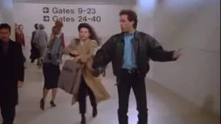 Seinfeld The Airport -  Running/Get your knees up!