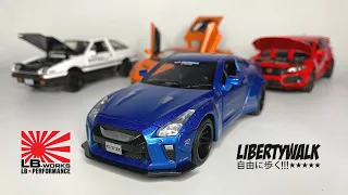 Unboxing of Liberty Walk GTR 1:32 Scale (Affordable Realistic Die Cast Model) | Cars For Kids