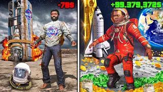 passei de ASTRONAUTA POBRE pra RICO no GTA 5!