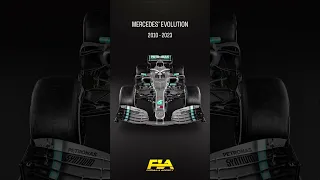 Mercedes' F1 evolution 🥺