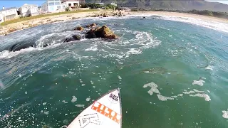 RAW POV SURFING OVER ROCKS AT ONRUS!