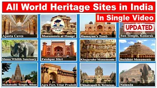 All World Heritage Sites in India | UNESCO World Heritage Sites | भारत में विश्व विरासत स्थल  | Veer