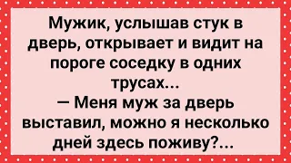 Соседка в Одних Трусах Просится Переночевать! Сборник Свежих Анекдотов! Юмор!