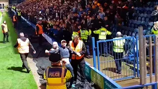 Oldham fans at Rochdale #oafc