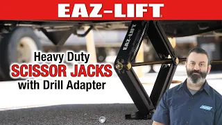 Shaky Camper NO MORE! with Eaz-Lift Scissor Jacks