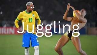 Professional Footballers Juggling Compilation/Edit • 20+ Clips & Smooth Transitions