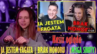 Kasix ogląda JA JESTEM FAGATA | BRAK HONORU |😂 POLSKIE SHOTY 😂| FM#647 🔥