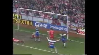 Clive Wilson Goal Liverpool v QPR Mar 1991