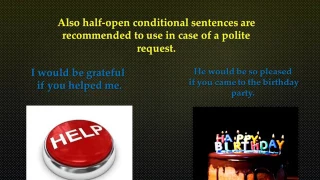 Презентація на тему: "Types of conditional sentences in the English language"