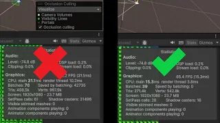 UNITY 6 v6000.0.0f1 -  Occlusion Culling vs GPU Resident Drawer - DX12 #unity6 #unitygameengine