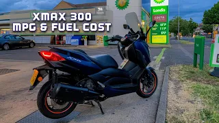 Real World XMAX 300 MPG and Petrol/Gas Costs | 4K