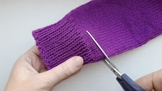 Quick & Simple Sleeve Shortening: Make Your Knitted Sweater Perfect! 👍🔥