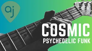 Cosmic Psychedelic Funk Jam Track | Guitar Backing Track (E Dorian / 76 BPM)