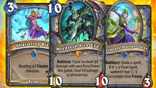 NEW FREEZE HERO POWER MAGE! This Deck Is Nuts! Barrens Mini-Set New Decks | Hearthstone
