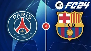 PSG vs Barcelona - UEFA Champions League Quarter-final (Leg 1) - FC 24