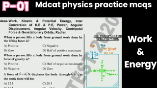 mdcat physics practice mcqs work and energy Kinetic energy and momentum relationship