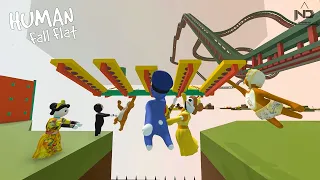 Human Fall Flat #10 - Vượt Qua Công Viên Giải Trí Siêu Hack Não !!