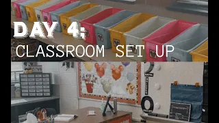 Kindergarten Classroom Set Up: Day 4 // FIRST YEAR TEACHER