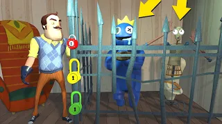 Bıyıklının Tuzağına Düştük Kandırıldık, Hello Neighbor Mod Rainbow Friends