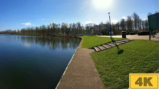 Milton Keynes Most Popular Park - Willen Lake | Walk | England  | 4k  | GoPro HERO 9