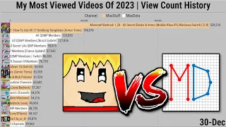 My Most Viewed Videos Of 2023 | View Count History