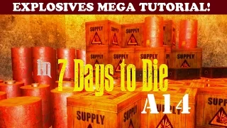 7 Days to Die Tutorial (A14) - Explosives Mega Tutorial!