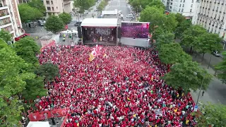 BOSS Paris - Liverpool Fan Zone Drone Footage (28.05.2022)