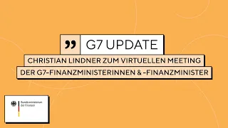Treffen der G7-Finanzministerinnen und -Finanzminister - Statement von Christian Lindner