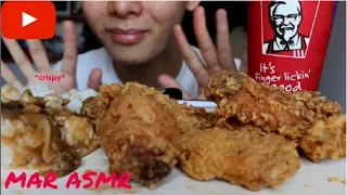 ASMR Eating Sounds | KFC Fried Chicken And KFC Mushroom Rice (Crispy Eating Sound) | MAR ASMR