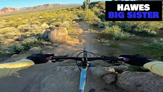Best Flow Trail In Phoenix | Hawes Big Sister | Mountain Biking Mesa Arizona