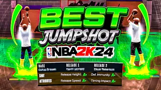 *NEW* BEST GREEN JUMPSHOT 2K24!!! NEVER MISS AGAIN!!!