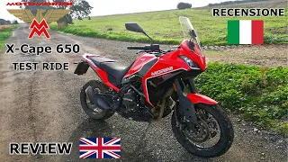 MOTO MORINI X-CAPE 650 RECENSIONE TEST RIDE | REVIEW [ENGLISH SUBBED]