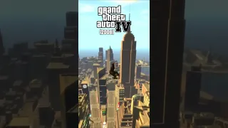 Evolution of jumping off Helicopter In GTA Games #evolution #gta #gta5 #gtaonline #gtarp #shorts