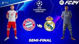 FC 24 - Bayern Munich vs Real Madrid | Champions League Semifinal 2024 1st Leg Match | PS5™ [4K60]