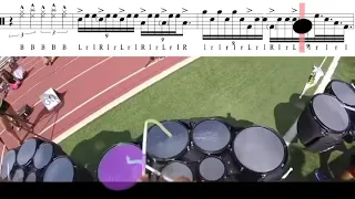 Blue Devils 2017 Tenor Feature Animated