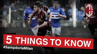 Sampdoria-AC Milan: 5 things to know | AC Milan Official