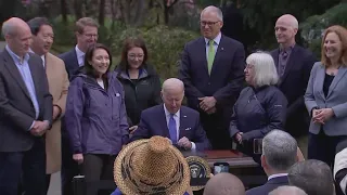 President Biden signs executive order in Seattle to protect old growth forests