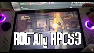 ROG Ally Handheld PC The Godfather Dons Edition RPCS3 gameplay 1080p 60fps