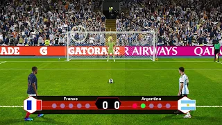 France vs Argentina - Penalty Shootout | Final FIFA World Cup 2026 | Mbappe vs Messi | PES Gameplay