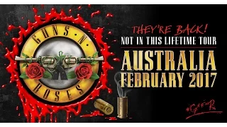 Guns N' Roses: Not In This Lifetime Australian Tour 2017