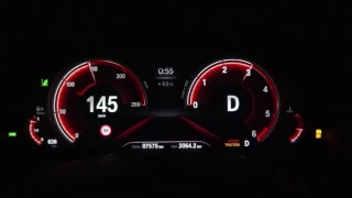 2017 BMW 7 SERIES 750d G11 QUAD TURBO 400hp Acceleration Test 0-100 km/h 0-140 Speed