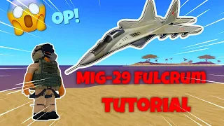 How to get the MiG-29 Fulcrum in WAR TYCOON (EASY) - Roblox