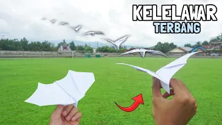 How to Make a BAT Shaped Paper Plane from Paper - New version