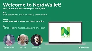 React and GraphQL at Stripe - Sashko Stubailo - ReactJS SF Meetup at Nerdwallet Engineering