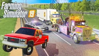 Big Rig Repo & Towing! (TLX Wreck-It) | (Roleplay) Farming Simulator 19