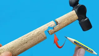 Practical invention_ Just one pencil solves it all ! The Hammer Trick