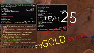 Top insane easy rich gold farm in wow SEASON OF DISCOVERY !how is you luck an hour gold?
