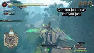 I still can't wyvern ride right in Sunbreak