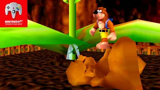 Banjo-Kazooie Switch Online N64 - 100% Walkthrough Part 19 No Commentary Gameplay - Giant Plant